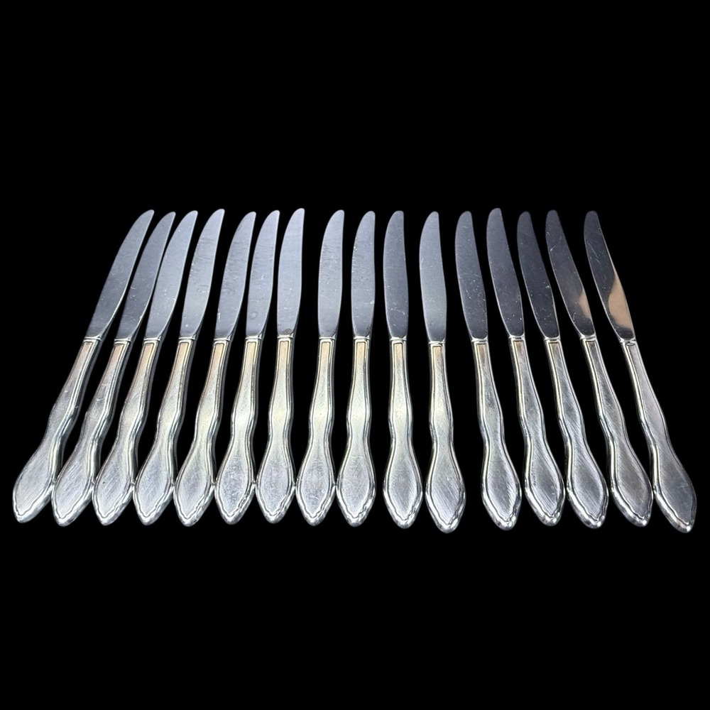 1881 Rogers Stainless Oneida Ltd TWILIGHT 16 Dinner Knives  Flatware‎